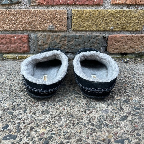 SOREL Kids Moccasins Mules Size 12 Slip on Shoes Slippers Wool Black - Picture 3 of 10